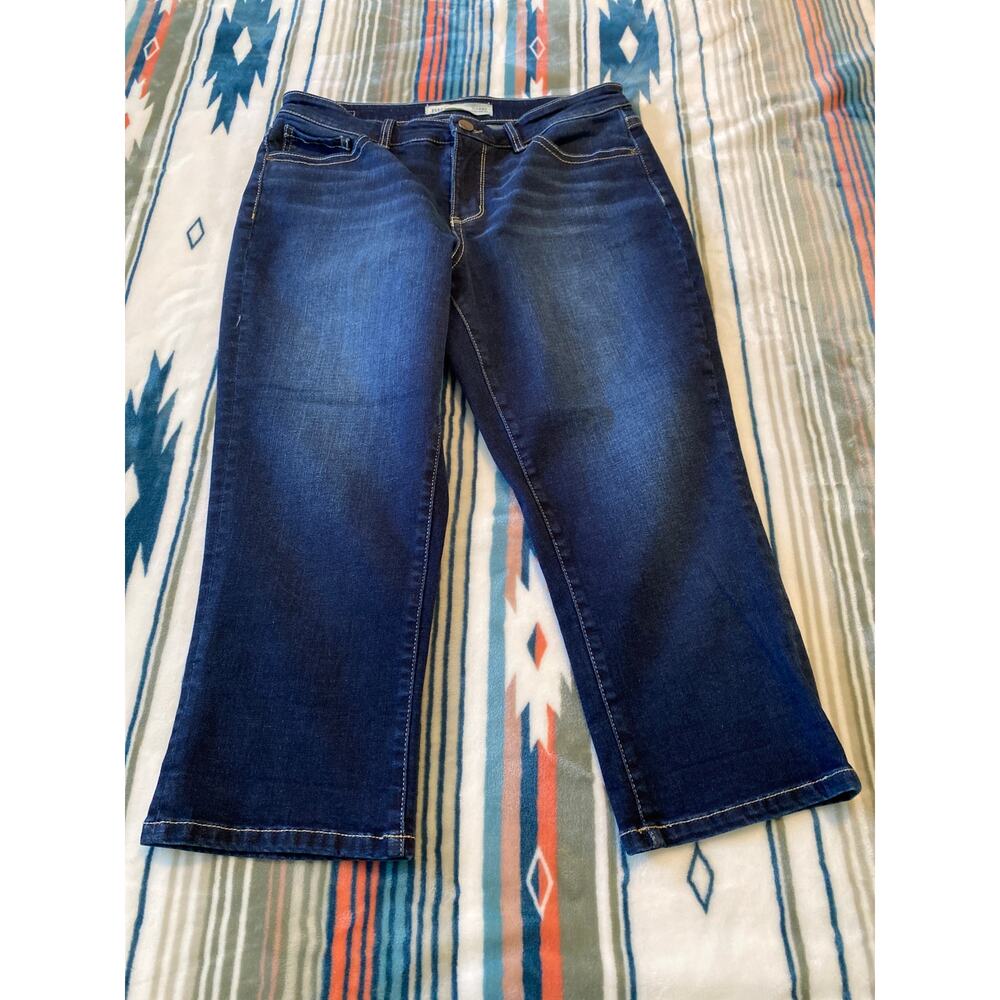 BKE Gabby Curvy Fit-High Rise  Capri Jeans SZ 29